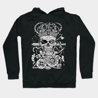 Mystic Skull (6) Hand Drawn Original Artwork. Hoodie